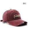 Women's Washed Letter Embroidered Baseball Cap Outdoor Men's Sun Protection Sun Hat Baseball Cap