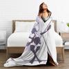 Cute Loona Blanket Helluva Boss Anime Plush Awesome Breathable Throw Blankets for Home Spring Autumn