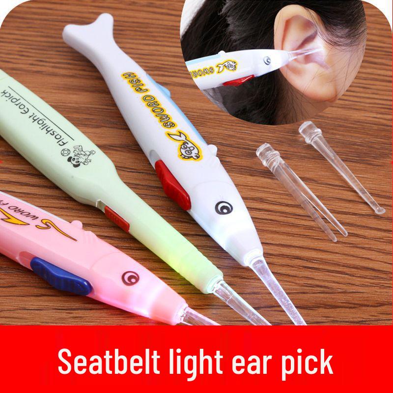 Leuchtendes Ohrstäbchen Ohrenschmalzentferner mit Licht - Visuelles Ohrreinigungsgerät für Erwachsene und Kinder