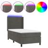 VidaXL Sommier à Lattes de Lit avec Matelas et LED, Lit Rembourré, Lit Simple, Lit Adulte de Chambre à Coucher Intérieur, 3139416