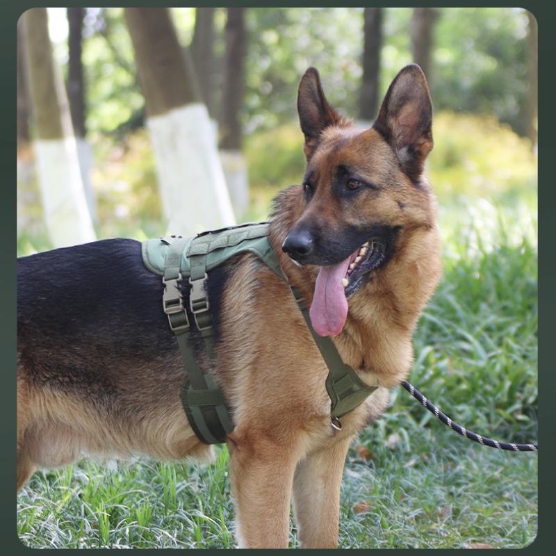 Large Dog Tactical Chest Strap Outdoor Waterproof Explosion-proof Traction Rope Chest Strap Medium and Large Working Dog Vest