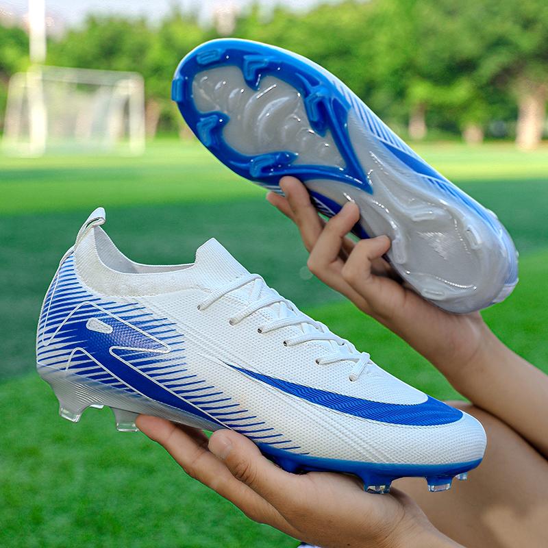 Neue Herren Fußballschuhe Trainingsschuhe FG Rutschfeste Fußballschuhe Lange Stollen Fußballschuhe Ultraleicht Outdoor Drop Shipping