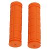 1Pair Rubber Bicycle Handle Grips Anti Slip Handlebar Grips for Mountain Road Urban BikeOrange