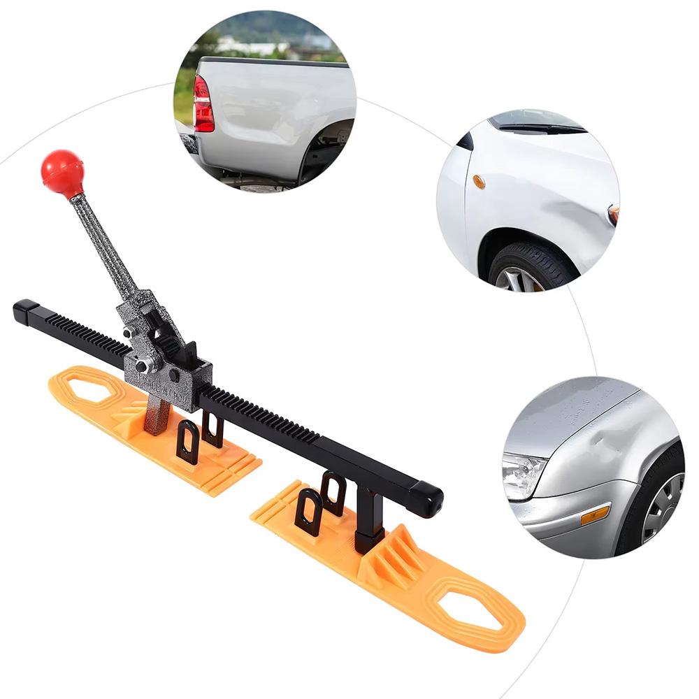 Paintless Manual Expander Orange Color Bodywork Repair Kit With 2 Pcs Glue Pulling Tabs for Cars Sheet Metal Repair Tool