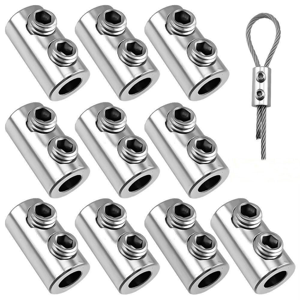 New Copper Steel Wire Rope Clip Metal Adjustable Stainless Steel Cable Clamp Suspension Clips