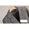 Jachetă Costum Lână cu Mânecă Lungă Femei Palton Toamnă Iarnă Blazer Lână Birou Femei Blazer Formal Îmbrăcăminte Exterioară Groasă