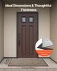 Front Door Mat, 1194 X 813 Mm Commercial Floor Mat for Indoor and Outdoor, Modern Stylish Carpet with TPE Backing, Heavy Duty Washable Entry