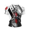 2026 CODY LUNDIN T-shirt de Sport Grappling pour Homme Sublimation Rash Guard BJJ Compression Rashguard Jiu Jitsu No Gi pour MMA Enfants