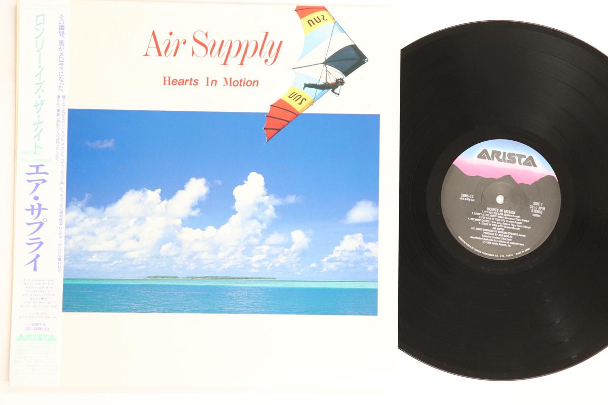 

LP Record AIR SUPPLY - Hearts In Motion 28RS13 ARISTA 1986 Japan Obi Rock Used