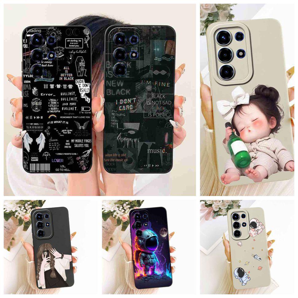 For Itel S26 Ultra Case Floral Silicone Soft Casing New Shockproof Back Cover For Itel S26 Ultra / Super 26 Ultra / S688LN Cover