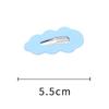1PC Trendy Haar Ornament Wolken Haar Clips Süße Kopfbedeckung Candy Farbe Haar Clips Ins Stil Nette Haarspange Mädchen Haar Zubehör