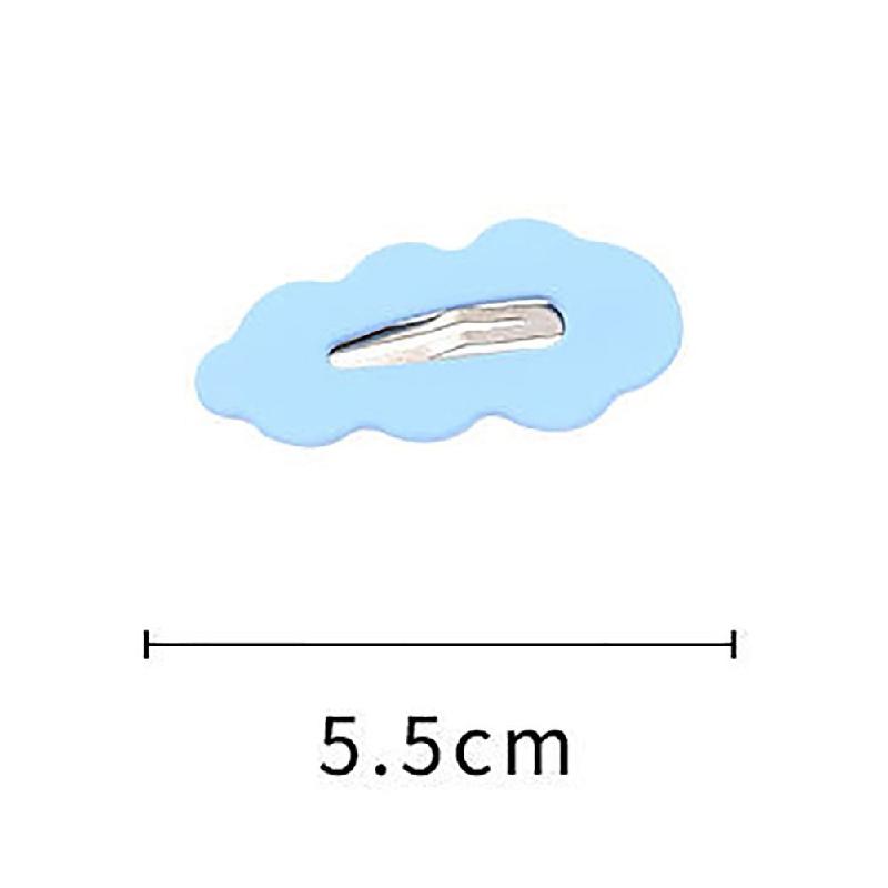 1PC Trendy Haar Ornament Wolken Haar Clips Süße Kopfbedeckung Candy Farbe Haar Clips Ins Stil Nette Haarspange Mädchen Haar Zubehör