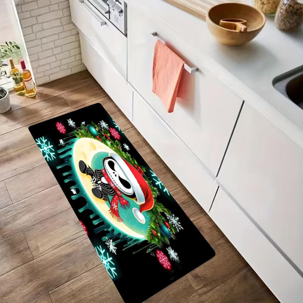 American Gothic Halloween Kitchen Floor Mat Long Strip Mat Antislip Machine Washable Suitable For Bathrooms Laundries Home Decoration Carpets