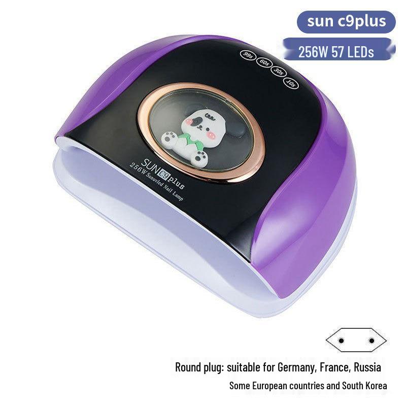 Dazzling 256W LED Nail Curing Lamp, Quick Dry Gel Lamp for Salon Use