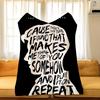 Music A-Arctic M-Monkeys Throw Flannel Cozy Print Blanket, Portable, Durable Machine Washable Cute Cool