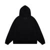 Amerikanischer Trendiger Hoodie mit gemischtem Buchstaben- und Ziffernprint - Unisex-Paarstil für den Herbst