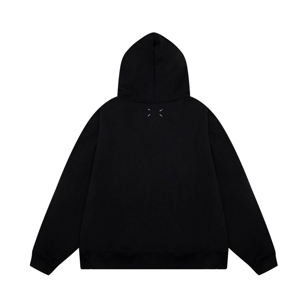 Amerikanischer Trendiger Hoodie mit gemischtem Buchstaben- und Ziffernprint - Unisex-Paarstil für den Herbst
