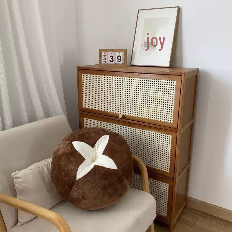 Living Room Floor Cushion: Tatami Mat, Sofa Footstool & Shoe Changing Stool Approx. 45cm Diameter