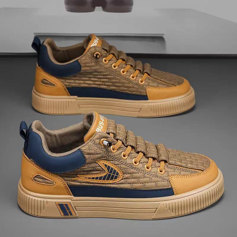 Men's Shoes Autumn Casual Shoes One Pedal Versatile Board Shoes Trendy Men's Sports Shoes Light Driving Shoes Fashion Dad Shoes