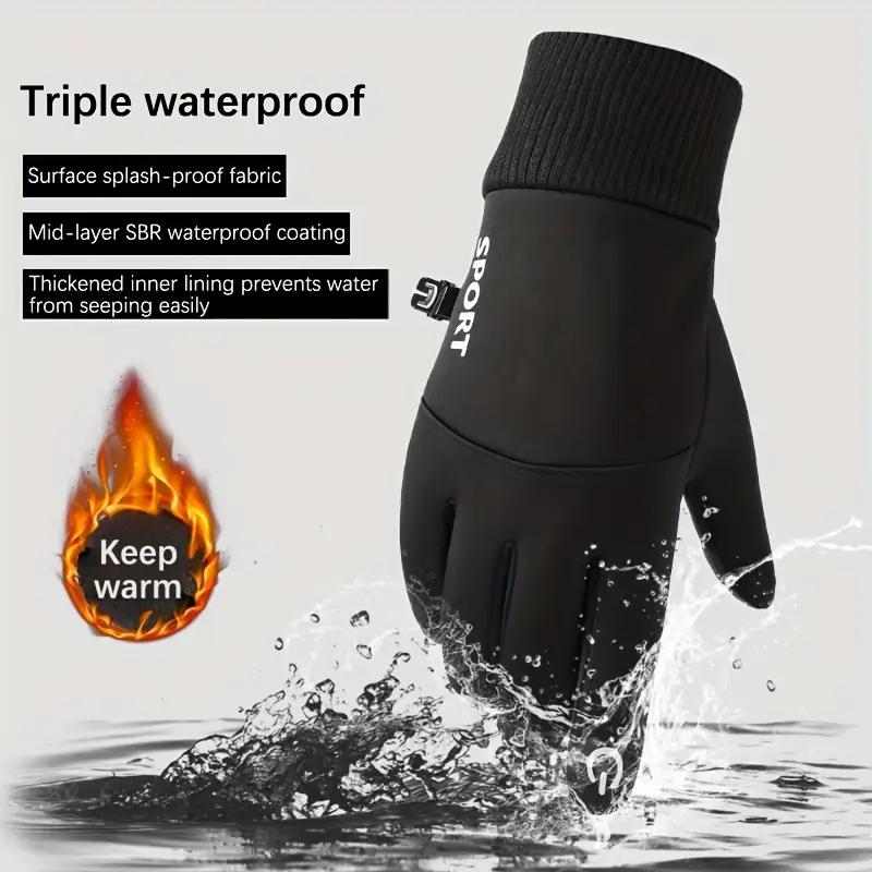 Winter Gloves Warm All-fingerTouch Screen OutdoorCycling Windproof and Cold Protection Sports Cycling Skiing Outdoor Accessories