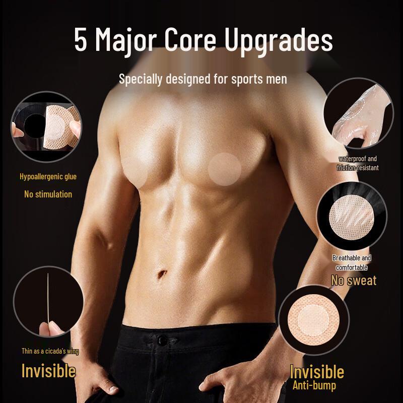 Men's Breathable Sports Nipple Covers