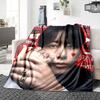 1Pc Love Song Mystery Blanket Soft Throw Blanket For Home Bedroom Bed Sofa Travel Office Solid Christmas Blanket
