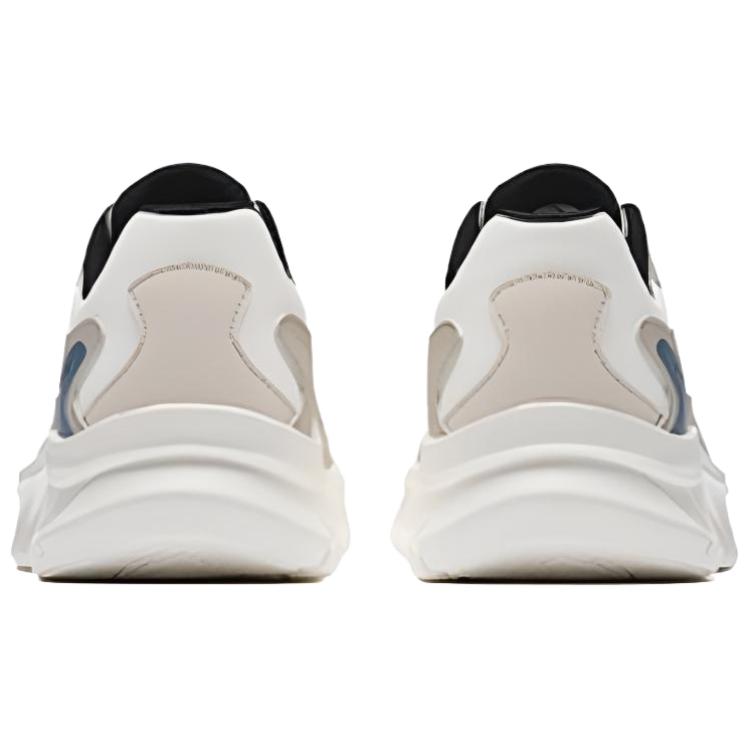 Anta Yunhai Fashion Trend Comfortable Shock Absorption Waterproof Lightweight Low-Top Casual Running Shoes Men Sneaker White Gray 912545503-1