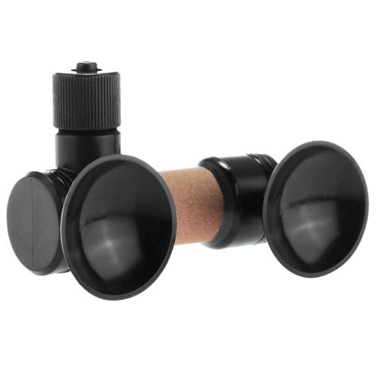 Aquarium-Zerstäuber mit zwei Saugnäpfen, Wasserpflanzen, Kunststoff, CO2-Diffusor, Tessellator, Zerstäuber, Aquariumzubehör