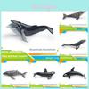 Collection de Figurines en PVC d'Animaux Marins Avec des Répliques Détaillées de Baleine et de Dauphin Pour l'Apprentissage des Enfants