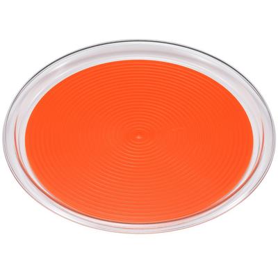 Akebono Sangyo Made In Commercial Hard To Fall Mat Can Be Removed and Magic Tray, Round, Orange, Mini, Japan, Product, Non-Slip, Over, Washed, Clear,