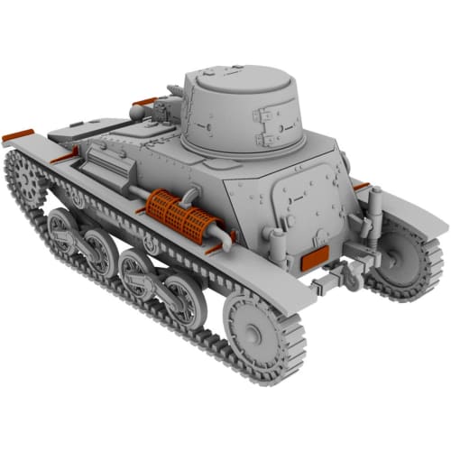 IBG 1/72 Japanese Army Type 94 Light Armored Car (Late Model) Plastic Model Kit PB72044