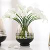5PCS White PU Fake Flower Artificial Calla Lily for Home Decor Wedding Bridal Bouquet Home Table Flower Bouquet Decor 36CM