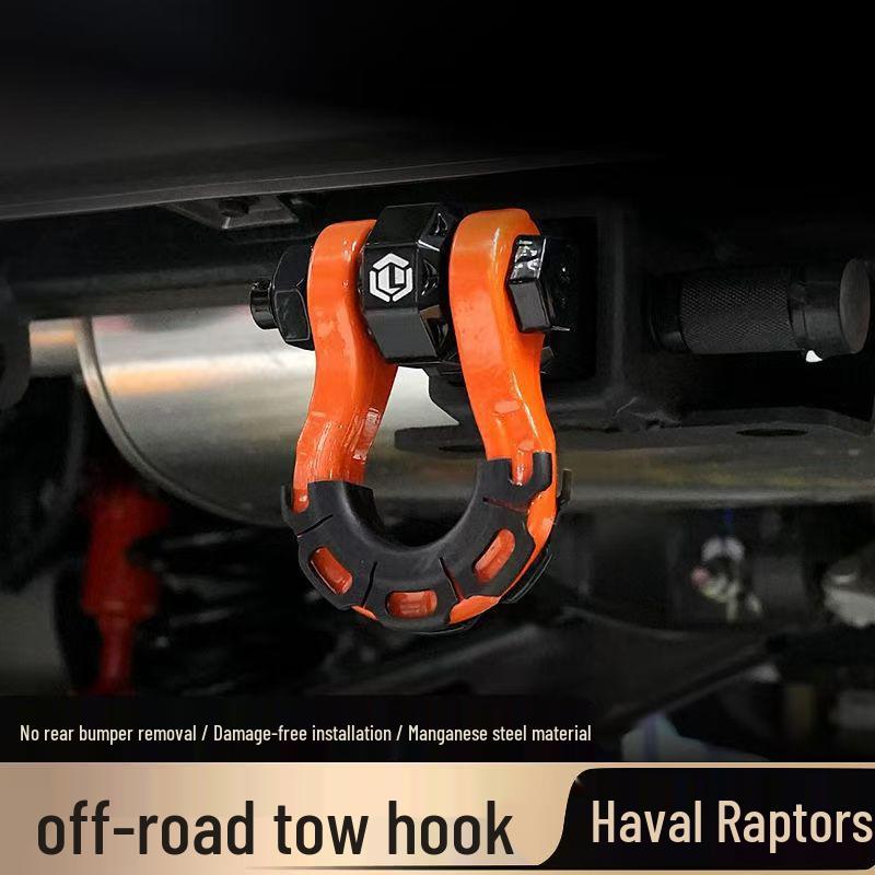 Haval Menglong Tow Bar: 8mm Carbon Steel Rear Bumper Towing & Off-road Rescue Accessory
