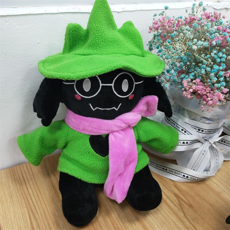 Deltarune Plüschtier Kawaii Ralsei Lancer Plüschtier Kuscheltiere Zeichentrickfigur Weiche Tiere Puppe Für Kinder Kinder Geschenk 25cm