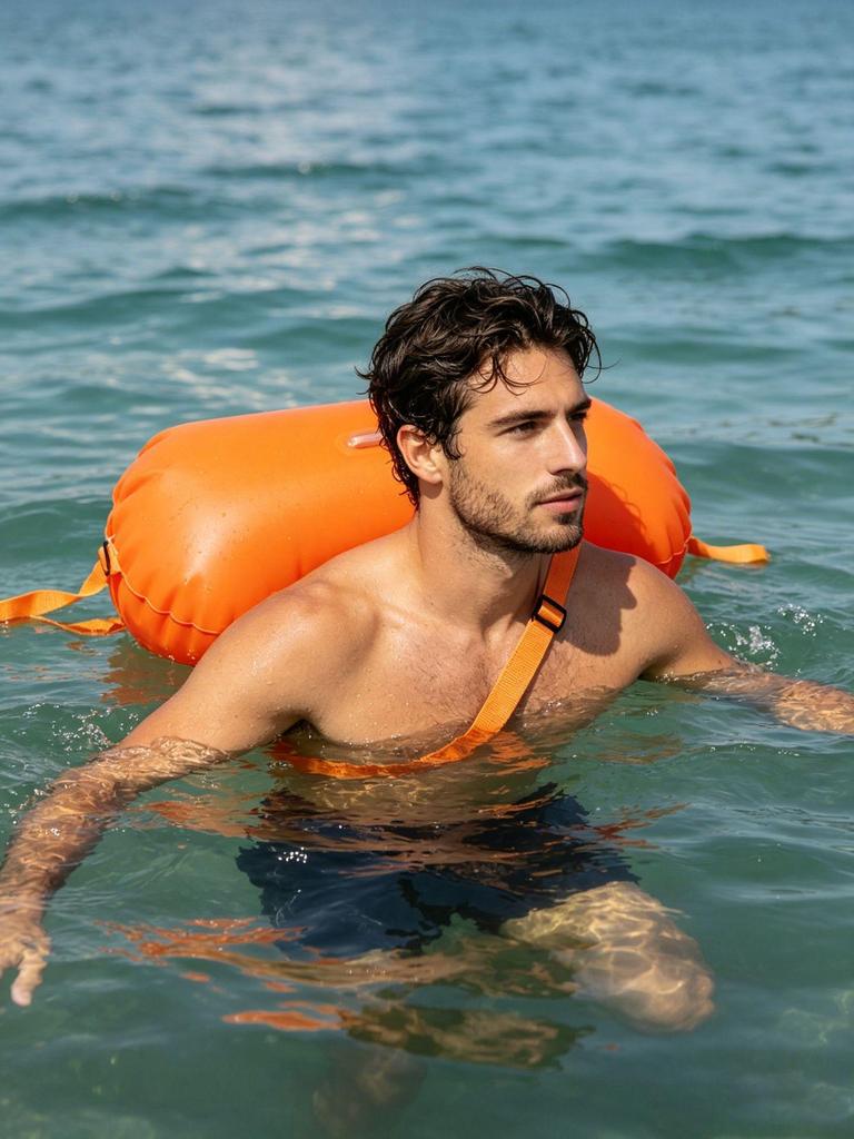 Inflatable Waterproof Dual-use Bum Bag & Swimming Ring