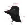Large Eaves Shawl Sun Hat Women's Fisherman Hat Spring Summer Outdoor Sunhat with Horsetail Hole