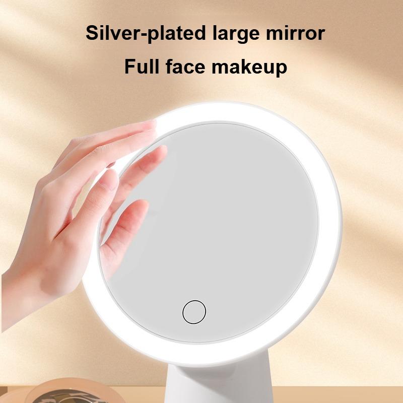 Rechargeable LED Makeup Mirror with Fill Light - Suitable for Vanity Tabletop Makeup Mirror