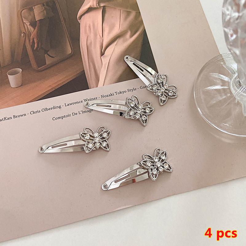 Shiny Butterfly Clips Hairpins Party Girls Women Hair Clip Pin Barrettes Accessories Hairgrips Headdress Headwear