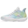 New Mountain 2 Cushioning Anti Slip And Wear Resistant Coverage Mid Top Basketball Shoes Men's White River Water Blue 112241601-3
