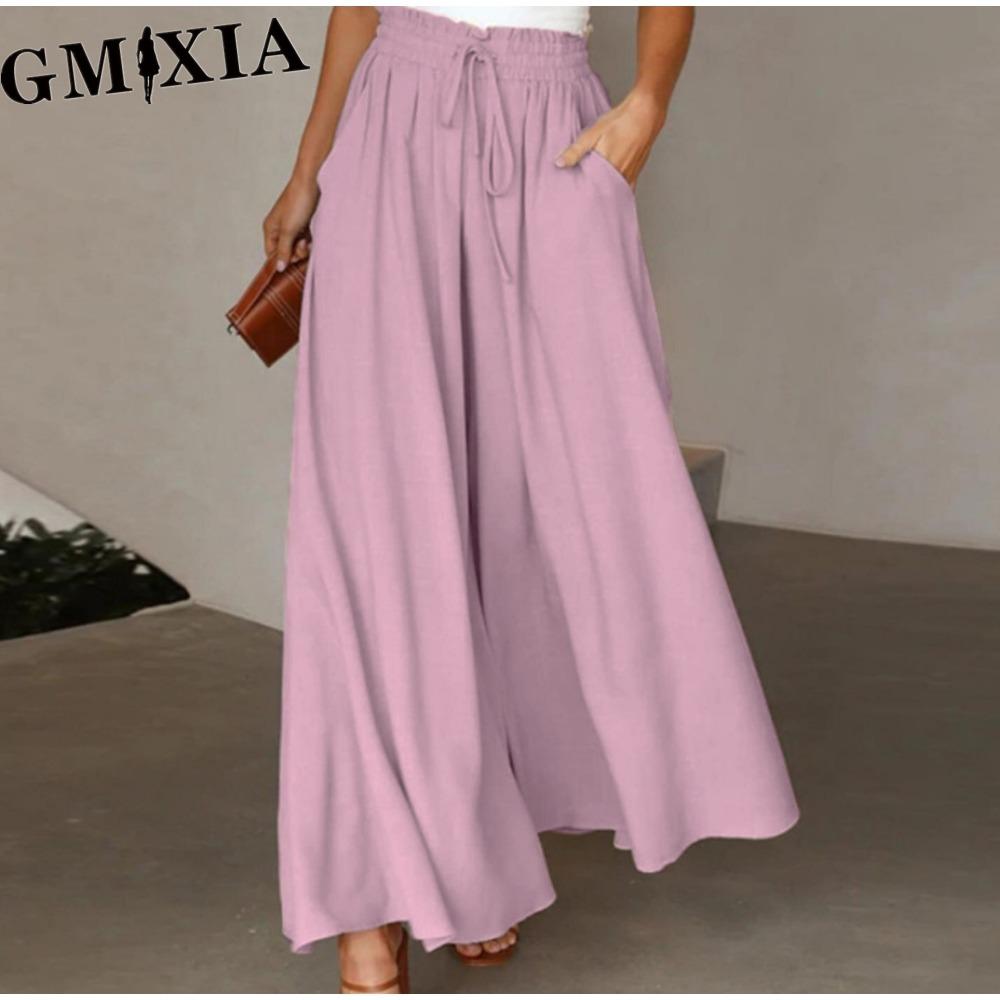 

GMXIA Женские Модные Повседневные Однотонные Брюки и Капри с Принтом XXL розовый