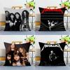 1PC Band M-METALLICA Good Quality Pillow Case Square  Bedroom Sofa Leisure Comfort Cushion Car Home Decoration Pillowcase 40x40