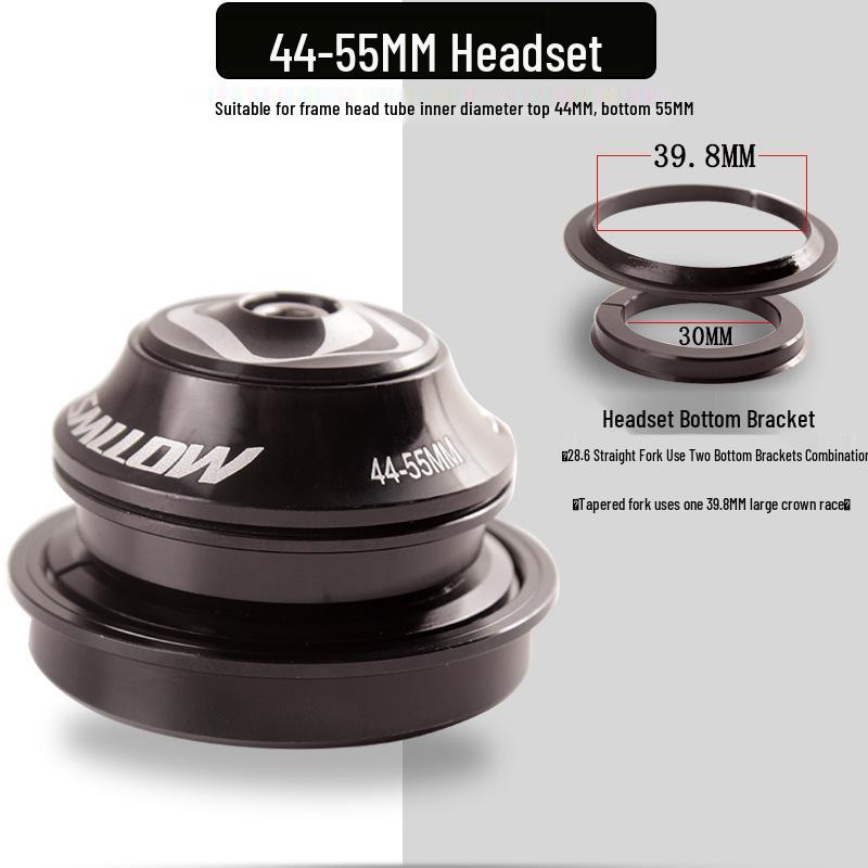 Smllow 34/42/44mm Integrated Headset Bearings for Mountain Bike, Straight/Tapered Tube