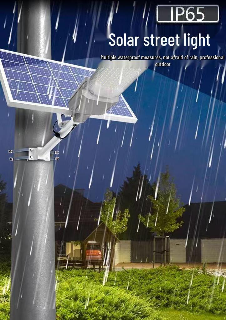 High Power Waterproof Outdoor Solar Street Lamp for Household and Rural Yards