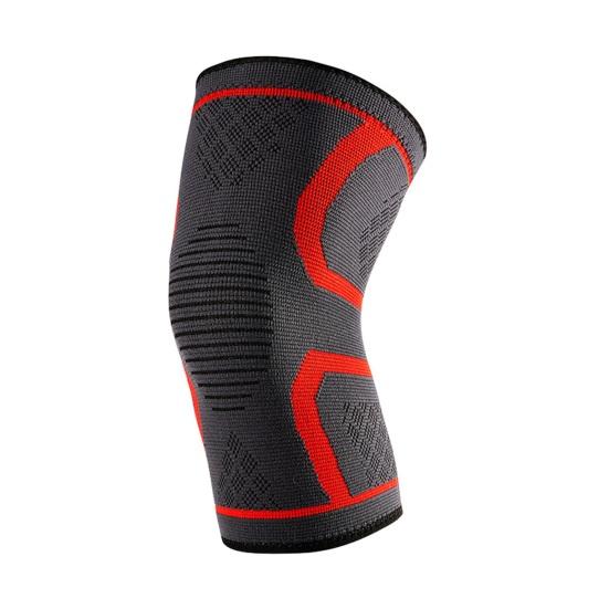 Knitted Sports Knee Brace Lightweight Breathable Knee Compression Sleeve Women Men Elastic Outdoor Fitness Basketball Running Knee