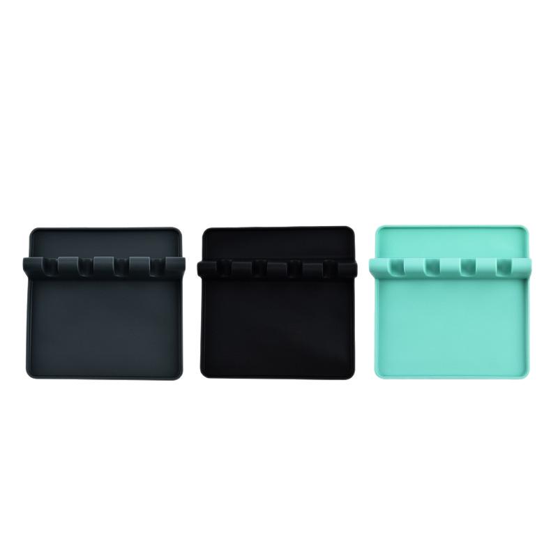 Silicone Kitchen Utensil Holder & Heat-Resistant Mat