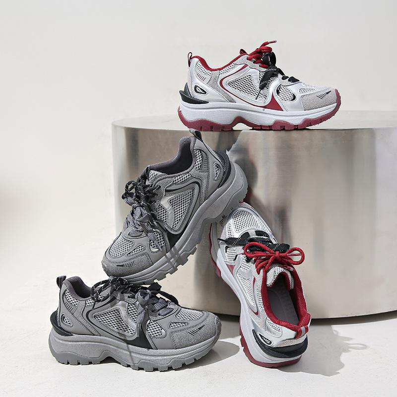 2025 autumn new Korean version breathable dad shoes women's ins student casual shoes platform running women's shoes BN6803