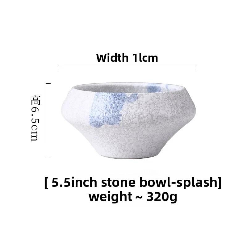 Japanese Style Ceramic Conical Bowl Creative Dessert Simple Deep Salad Bowl Commercial Rice Elegant Soup noodle ramen bowl
