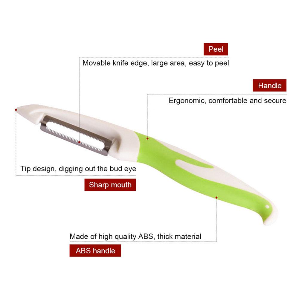 Knives Vegetable Fruit Potato Peeler Cutter Serrated Smooth Blade Kitchen Gadget