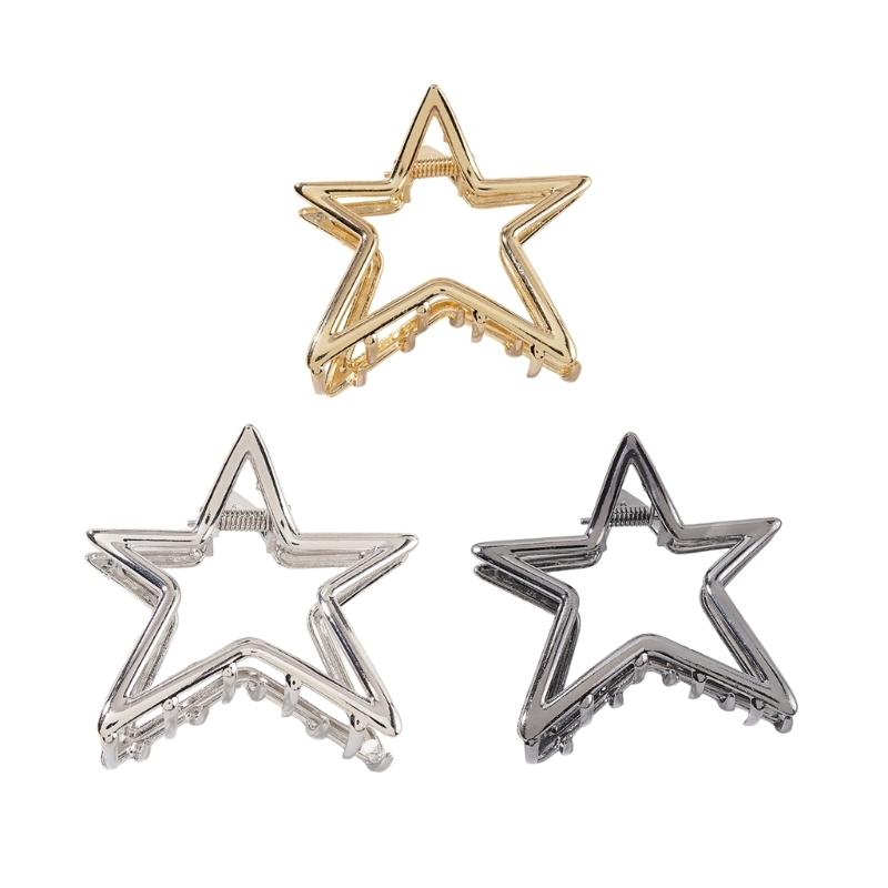 Stylish Hair Clip Claw Fashion Hair Accessory Trendy Star Shape Headwear Easy to Use for Adding Charm to Any Outfit