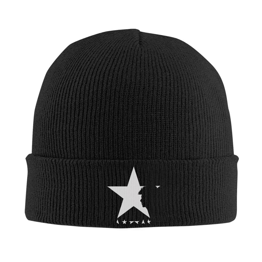 Blackstar Rock Tarot Hats Autumn Winter Beanies Fashion Davids Bowies Cap Female Male Acrylic Skullcap